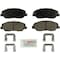 Bosch Blue Disc Brak Disc Brake Pads, Be1384H BE1384H - alternate 1